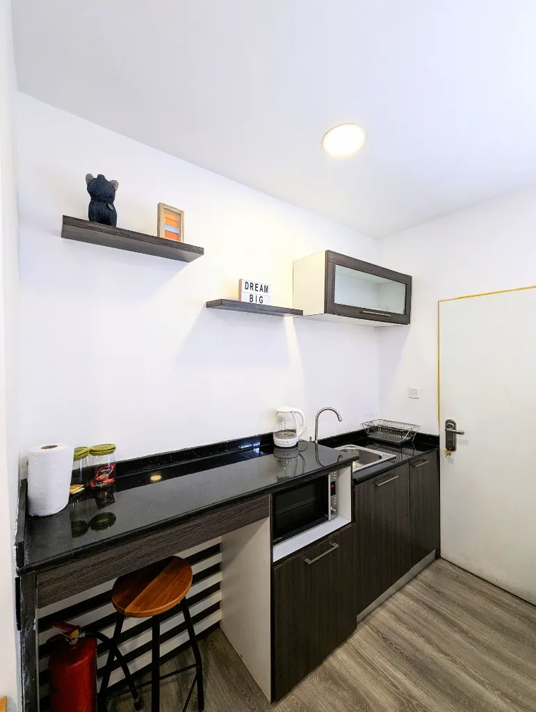 Canary Studio Kitchenette view.webp